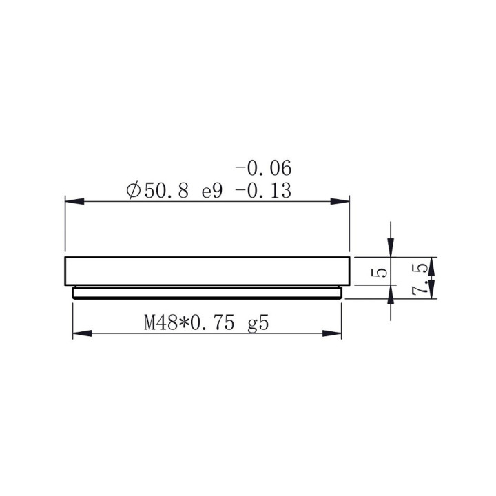 FILTRO CCD ZWO H-ALPHA 7 NM DE 2"