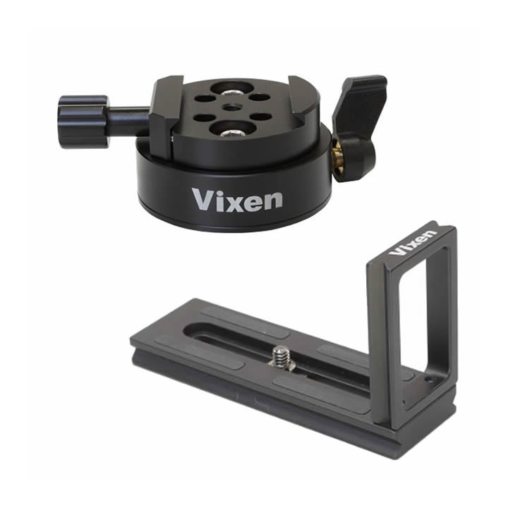 CONJUNTO VIXEN ABRAZADERA PANORÁMICA + PLACA EN ÁNGULO