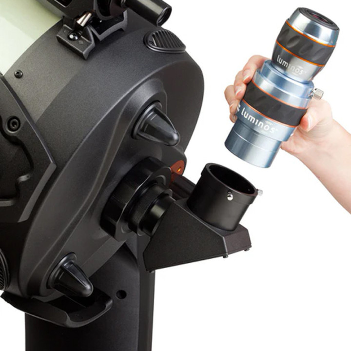 LENTE DE BARLOW CELESTRON LUMINOS 2,5X (31,8MM/50,8MM)