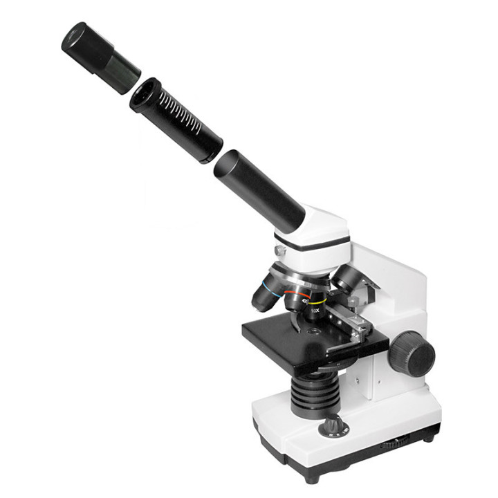 Microscopio biológico BRESSER Biolux NV 20–1280x con cámara USB HD
