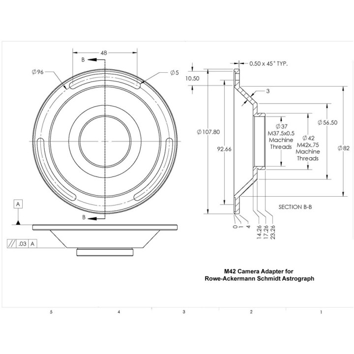 TUBO ÓPTICO CELESTRON ROWE-ACKERMANN SCHMIDT 11"