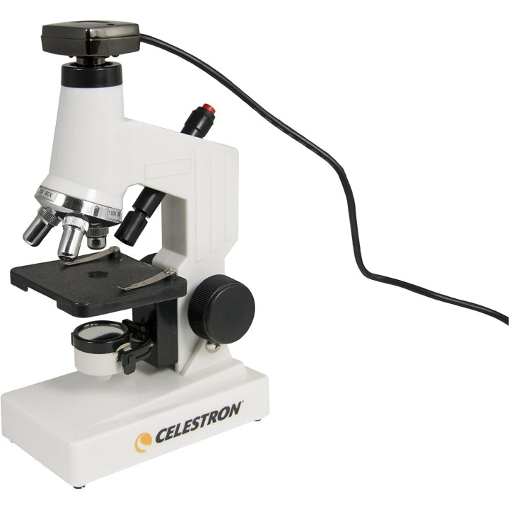 Microscopio biológico Celestron con cámara digital