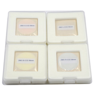 SET DE 4 FILTROS ZWO LRGB DE 36 MM SIN CELDA