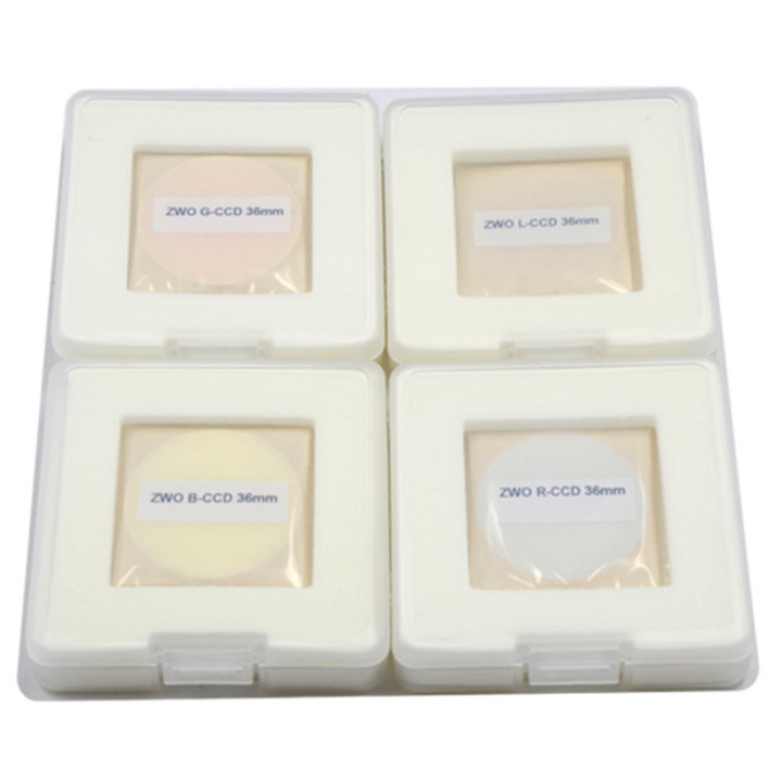 SET DE 4 FILTROS ZWO LRGB DE 36 MM SIN CELDA