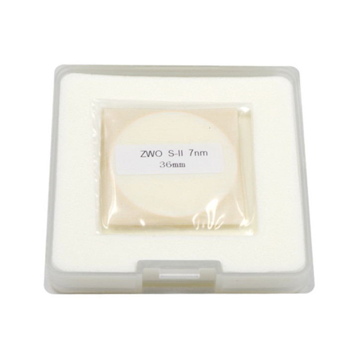 SET DE 3 FILTROS DE 7NM ZWO (HA, SII, OIII) 36 MM SIN CELDA