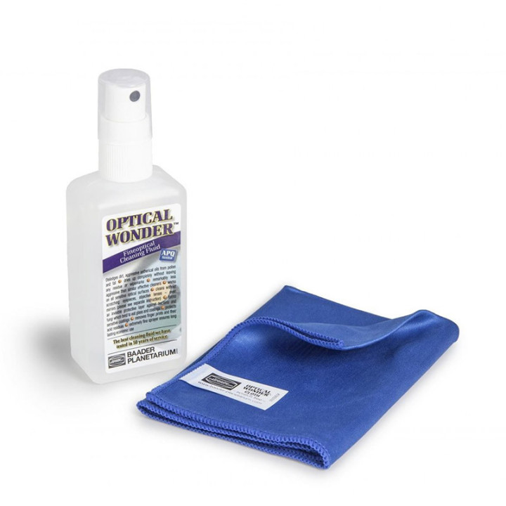 KIT LIMPIEZA PAÑO + LIQUIDO OPTICAL WONDER BAADER PLANETARIUM