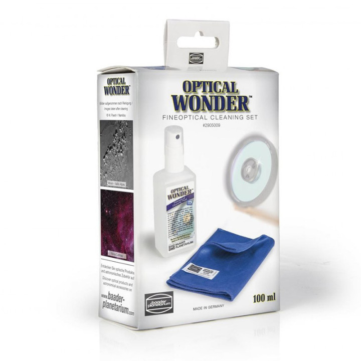 KIT LIMPIEZA PAÑO + LIQUIDO OPTICAL WONDER BAADER PLANETARIUM