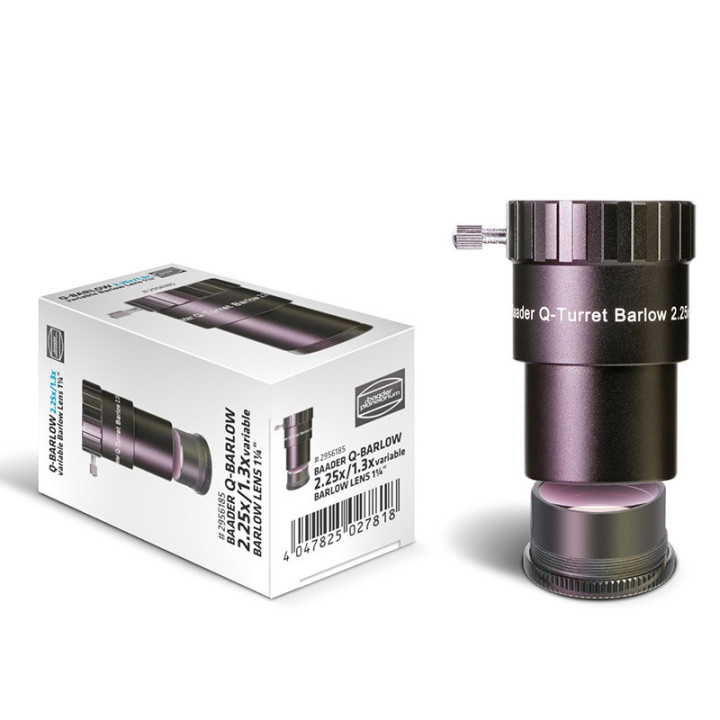 LENTE DE BARLOW Q (1.3X/2.25X) (HT-MC) 1.25" BAADER PLANETARIUM