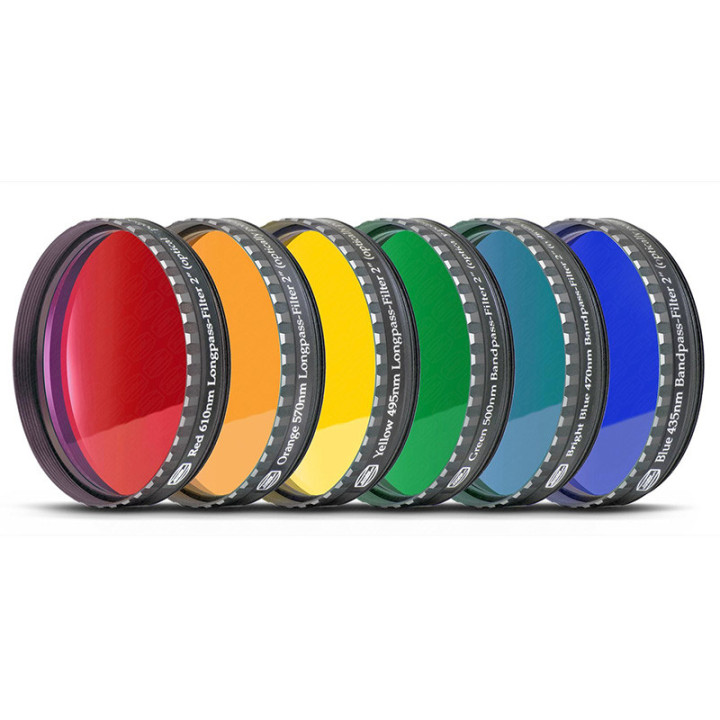 SET DE 6 FILTROS DE COLOR 2" BAADER PLANETARIUM
