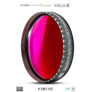 FILTRO H-ALPHA 6.5 NM DE 2" OPTIMIZADO PARA CMOS BAADER PLANETARIUM