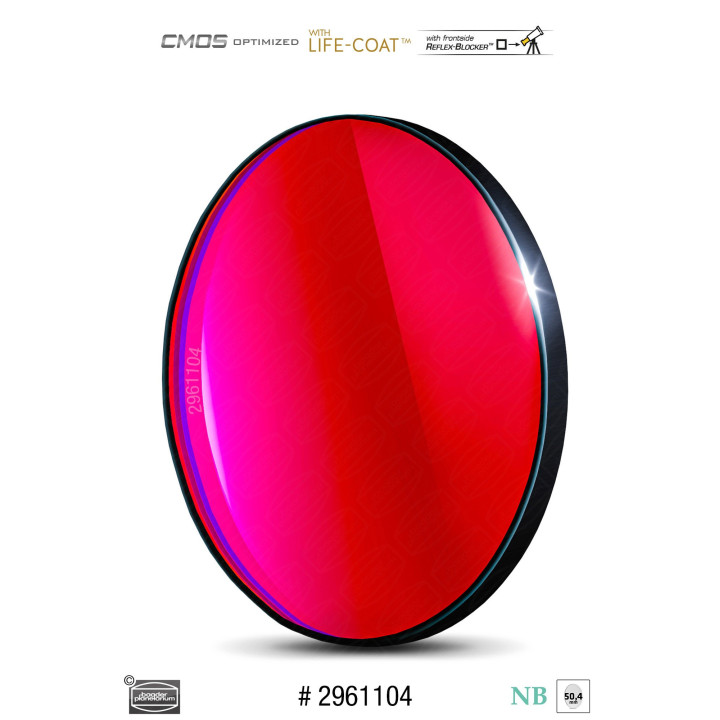 FILTRO H-ALPHA 6.5 NM DE 50.4MM OPTIMIZADO PARA CMOS BAADER PLANETARIUM
