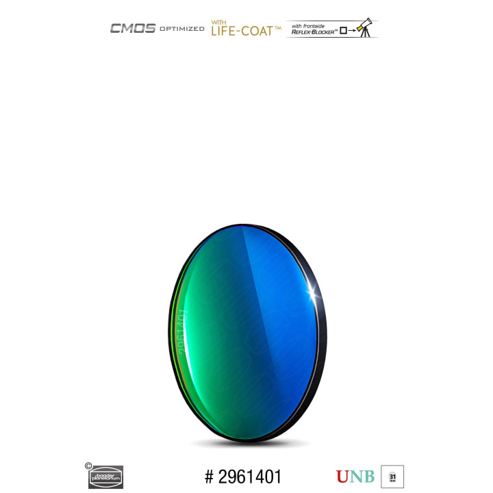 FILTRO OIII 4 NM DE 31MM ULTRA-NARROWBAND CMOS OPTIMIZADO BAADER PLANETARIUM