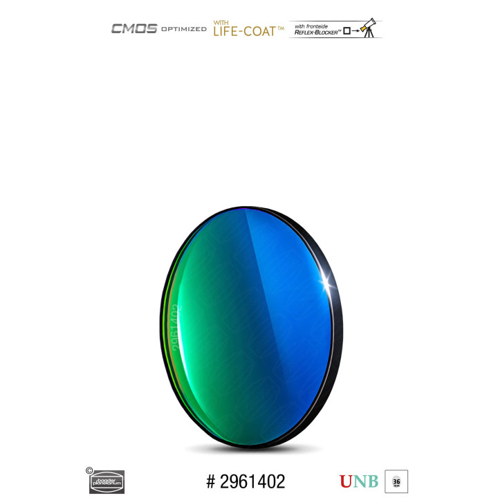 FILTRO OIII 4 NM DE 36MM ULTRA-NARROWBAND CMOS OPTIMIZADO BAADER PLANETARIUM
