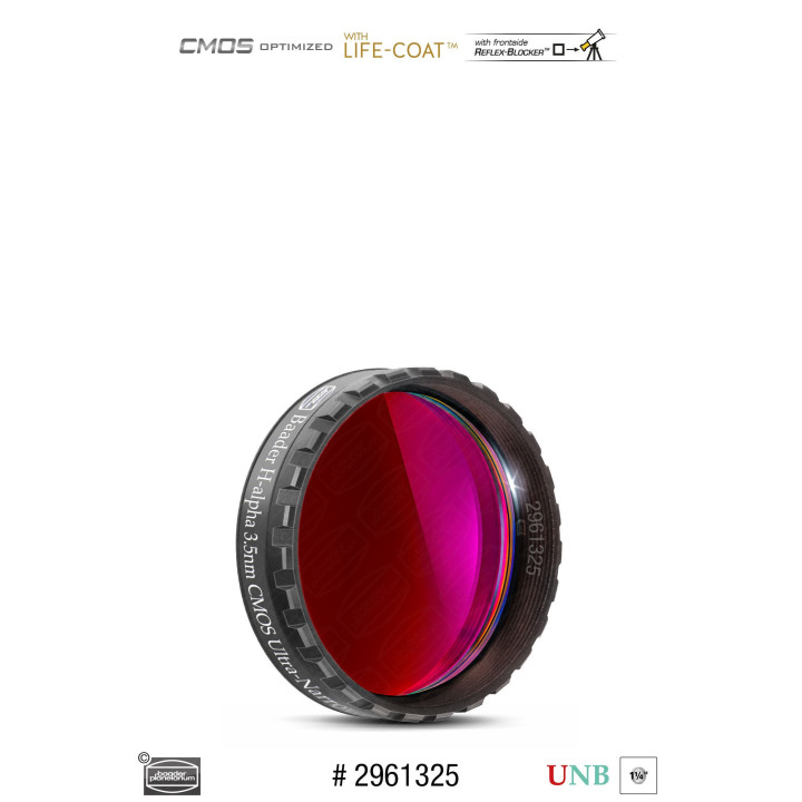 FILTRO H-ALPHA 3.5 NM DE 1.25" ULTRA-NARROWBAND CMOS OPTIMAZADO BAADER PLANETARIUM