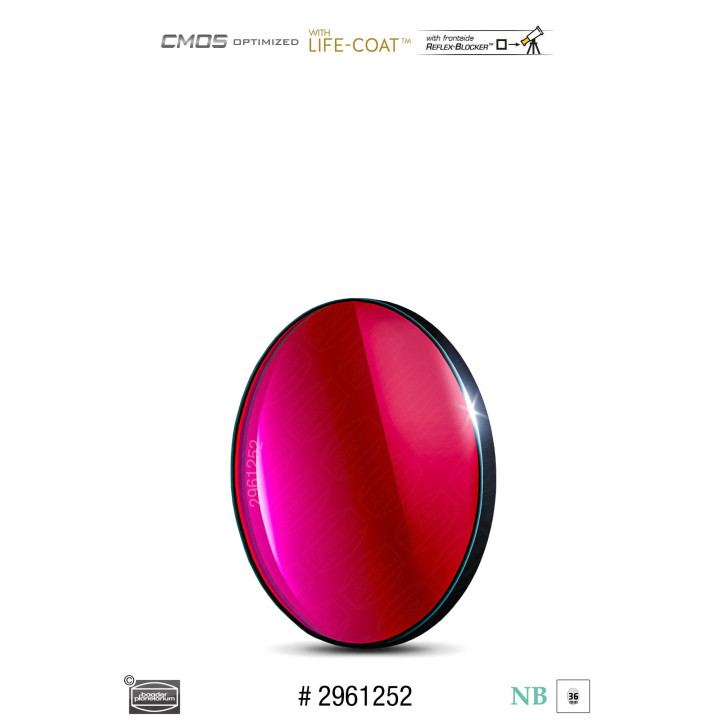 FILTRO SII 6.5 NM DE 36MM OPTIMIZADO PARA CMOS BAADER PLANETARIUM