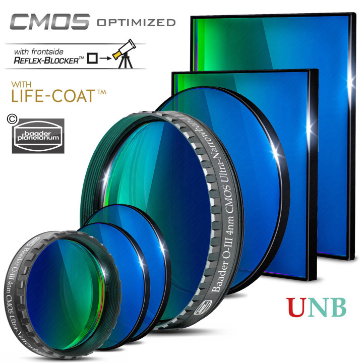 FILTRO OIII 4 NM DE 36MM ULTRA-NARROWBAND CMOS OPTIMIZADO BAADER PLANETARIUM