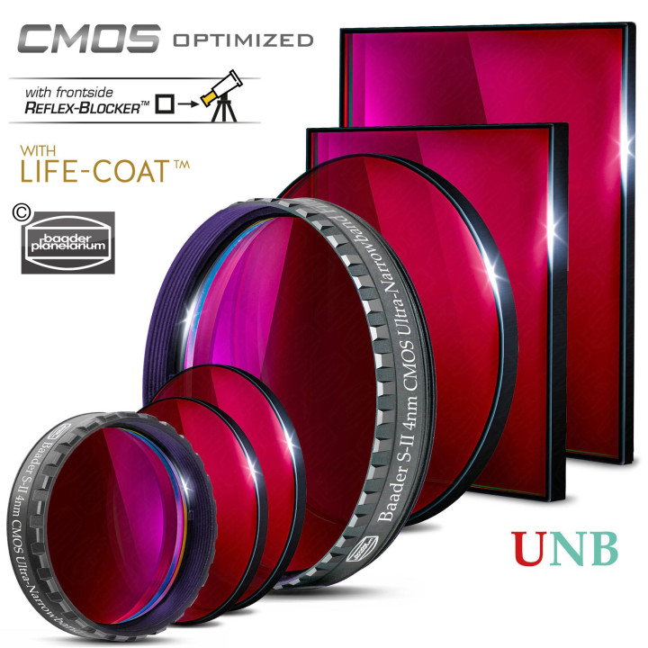 FILTRO SII 4 NM DE 36MM ULTRA-NARROWBAND CMOS OPTIMIZADO BAADER PLANETARIUM