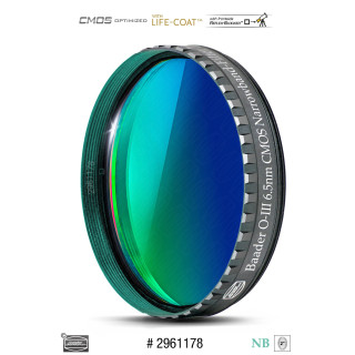 FILTRO OIII 6.5 NM DE 2" OPTIMIZADO PARA CMOS BAADER PLANETARIUM