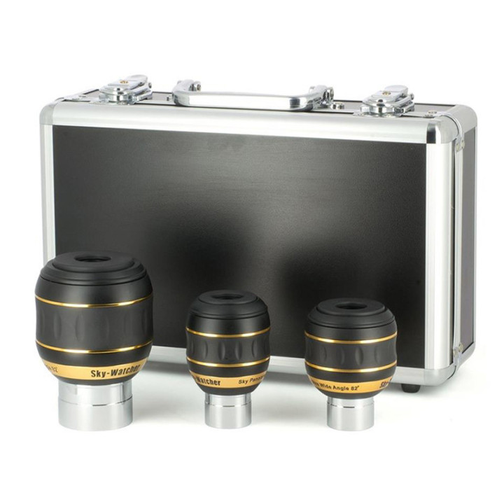 SET DE 3 OCULARES SKY-WATCHER UWA 82º (23,15,7) CON MALETA