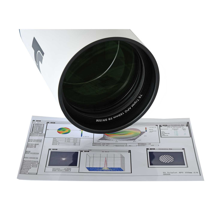 TUBO ÓPTICO TS REFRACTOR CF-APO 80MM F/6 TRIPLETE