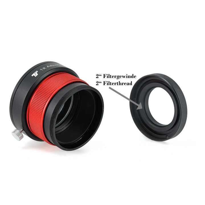 CORRECTOR TS-OPTICS PARA REFRACTORES DE 80-155MM ED/APO 1.0X AJUSTABLE