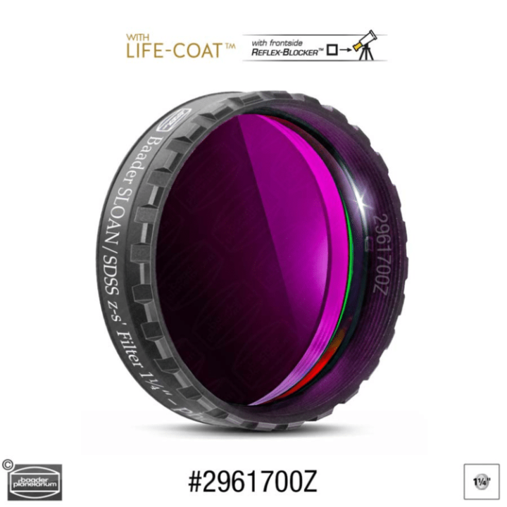 FILTRO FOTOMÉTRICO 1.25" SLOAN Z-S' BAADER PLANETARIUM