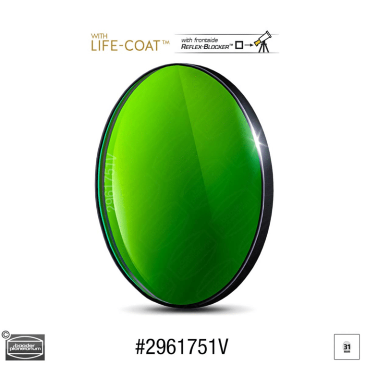 FILTRO FOTOMÉTRICO 31MM BESSEL-V CMOS OPTIMIZADO BAADER PLANETARIUM