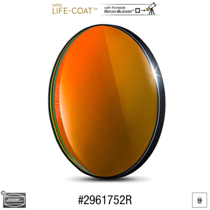 FILTRO FOTOMÉTRICO 36MM BESSEL-R CMOS OPTIMIZADO BAADER PLANETARIUM