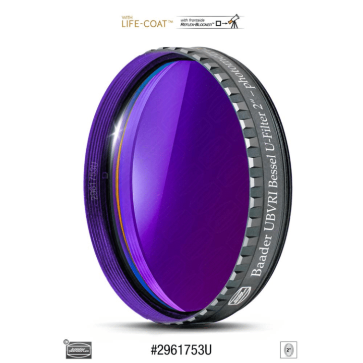 FILTRO FOTOMÉTRICO 2" BESSEL-U CMOS OPTIMIZADO BAADER PLANETARIUM