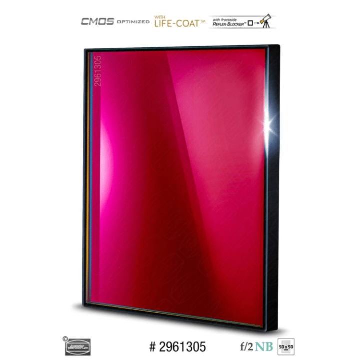 FILTRO SII 6.5 NM DE 50X50MM2 F2 HIGH-SPEED CMOS OPTIMIZADO BAADER PLANETARIUM