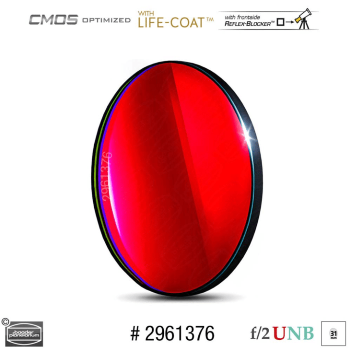FILTRO H-ALPHA 3.5 NM DE 31MM ULTRA-HIGH SPEED F2 CMOS OPTIMIZADO BAADER PLANETARIUM
