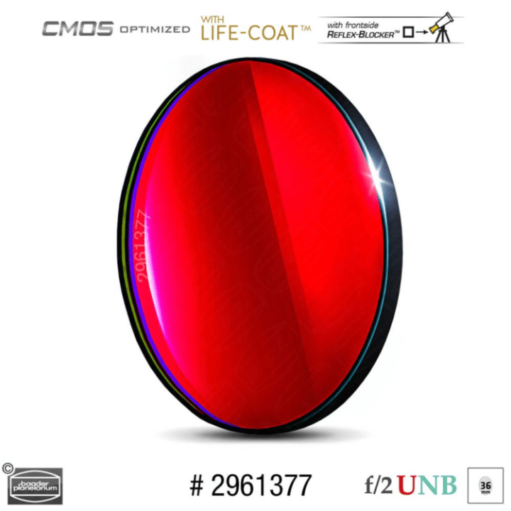 FILTRO H-ALPHA 3.5 NM DE 36MM ULTRA-HIGH SPEED F2 CMOS OPTIMIZADO BAADER PLANETARIUM