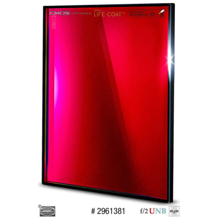 FILTRO H-ALPHA 3.5 NM DE 65X65MM2 ULTRA-HIGH SPEED F2 CMOS OPTIMIZADO BAADER PLANETARIUM