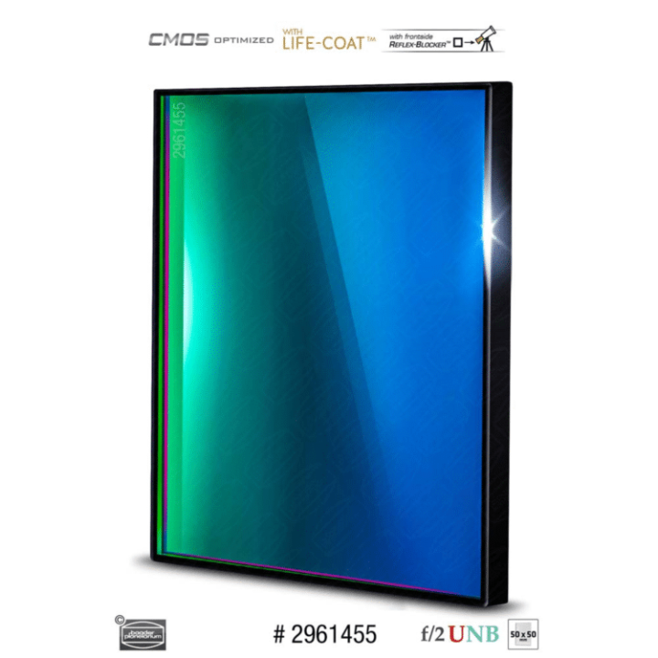 FILTRO OIII 4 NM DE 50X50MM2 F/2 ULTRA-HIGH SPEED CMOS OPTIMIZADO BAADER PLANETARIUM