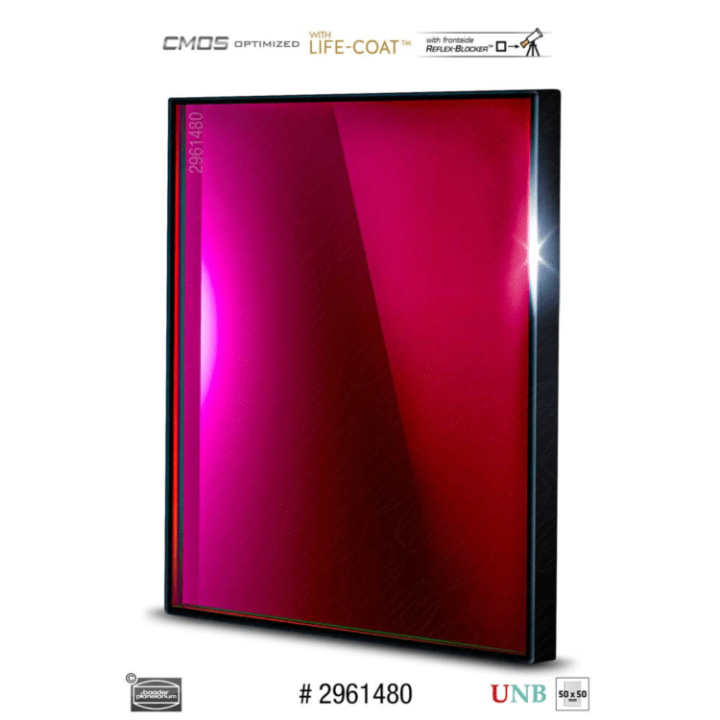 FILTRO SII 4 NM DE 50X50MM2 ULTRA-NARROWBAND CMOS OPTIMIZADO BAADER PLANETARIUM