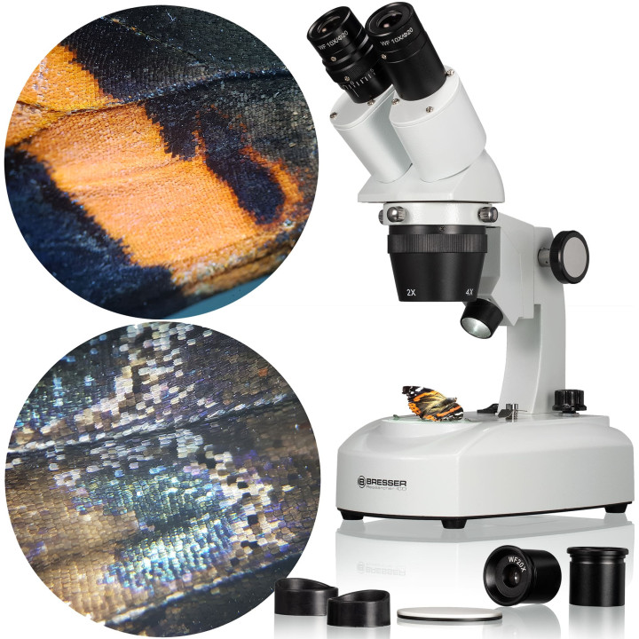 Lupa binocular BRESSER Researcher ICD LED 20x–80x