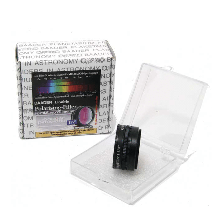 FILTRO POLARIZADOR DOBLE 1.25" BAADER PLANETARIUM