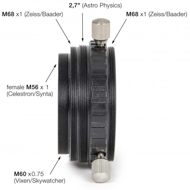 ADAPTADOR 2" M68/2"/M68 "CUATRO EN UNO" BAADER PLANETARIUM