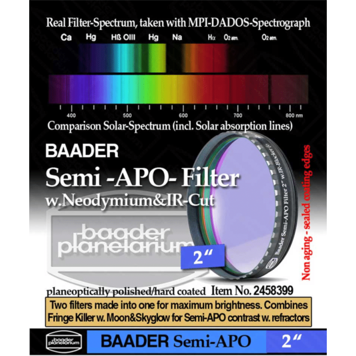 FILTRO SEMI APO 2" BAADER PLANETARIUM