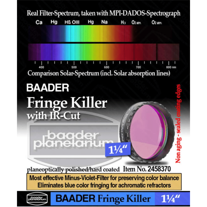 FILTRO FRINGE KILLER 1,25" BAADER PLANETARIUM