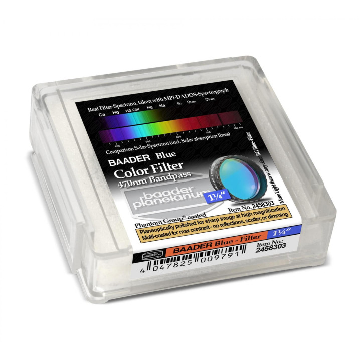 FILTRO AZUL 470 NM 1,25" DE BAADER PLANETARIUM
