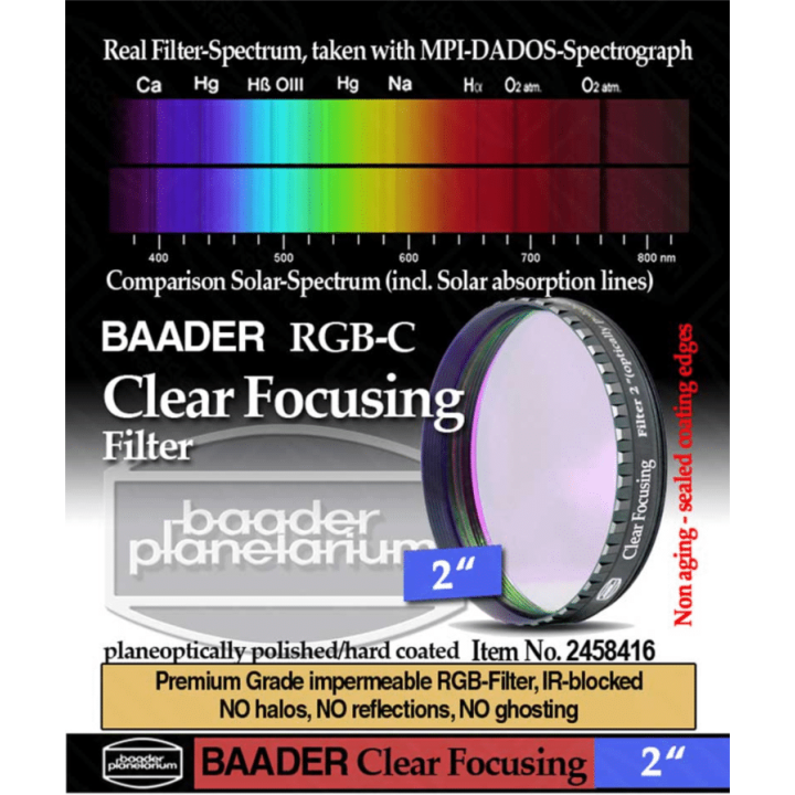 FILTRO CLEAR 2" BAADER PLANETARIUM