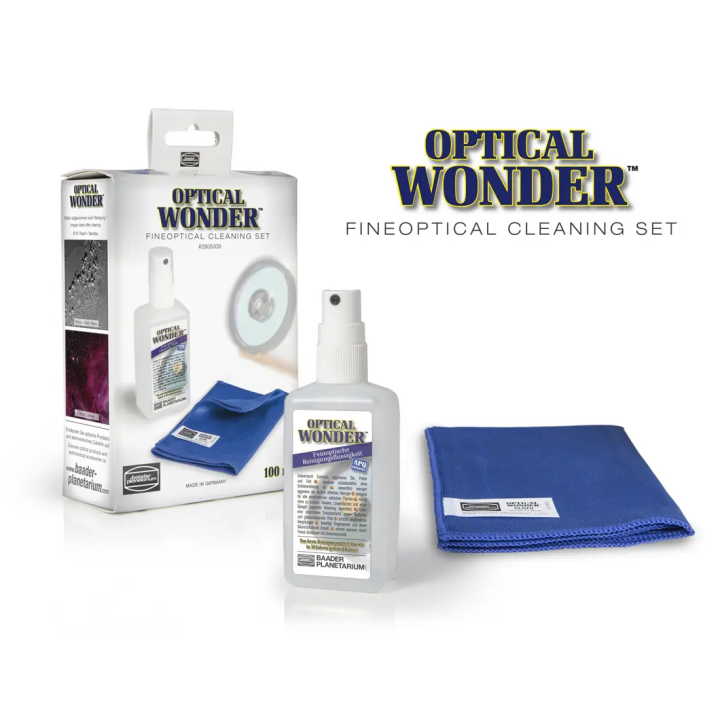 KIT LIMPIEZA PAÑO + LIQUIDO OPTICAL WONDER BAADER PLANETARIUM