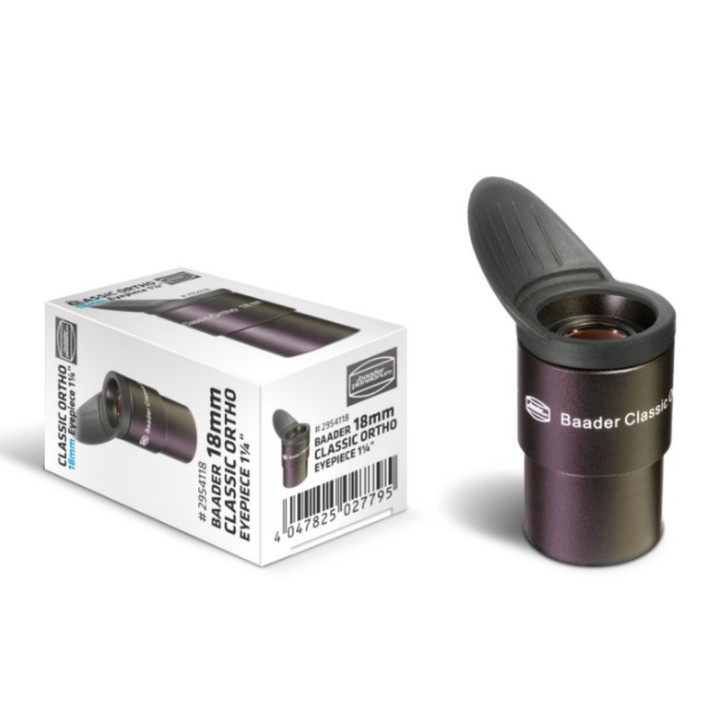 OCULAR ORTOSCÓPICO CLASSIC 18 MM 1.25" (HT-MC) BAADER PLANETARIUM