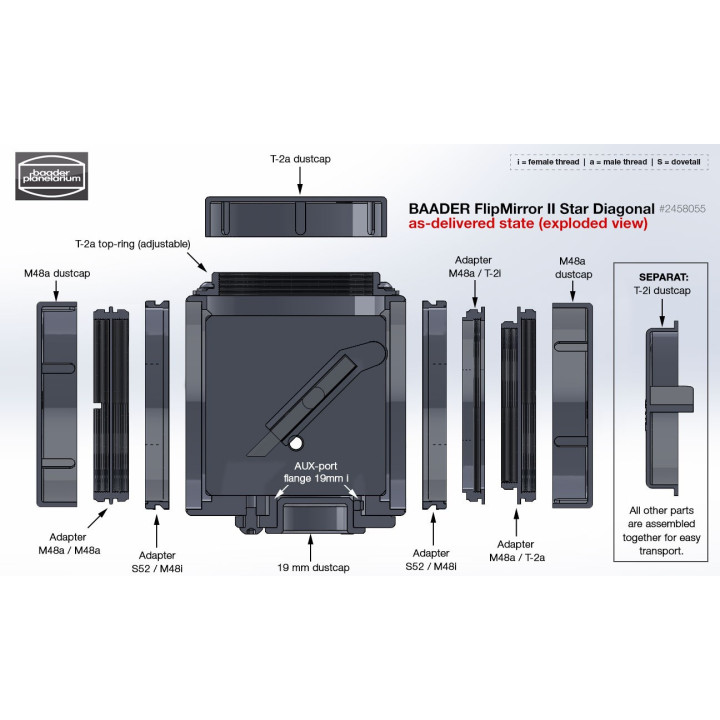 FLIP MIRROR II (BFM II) DE BAADER PLANETARIUM