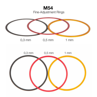 SET DE 3 ANILLOS ESPACIADORES M54 BAADER PLANETARIUM