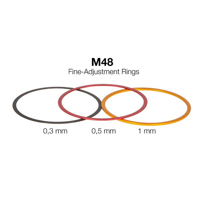 SET DE 3 ANILLOS ESPACIADORES M48 BAADER PLANETARIUM