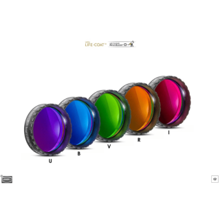 SET DE 5 FILTROS FOTOMÉTRICOS 1.25" BESSEL BAADER PLANETARIUM