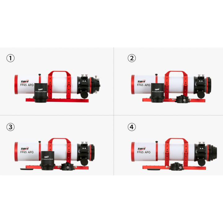 REDUCTOR DE FOCAL ZWO 0.75X PARA REFRACTOR FF65
