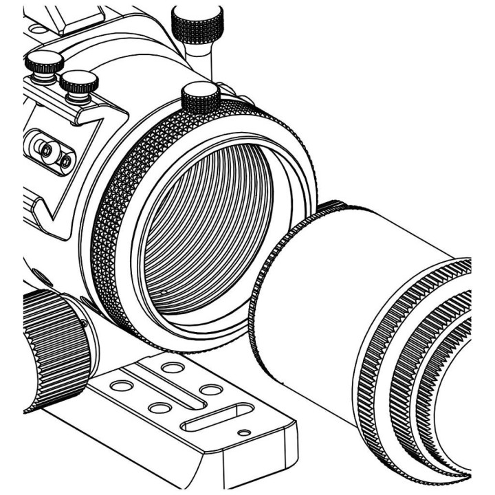 REDUCTOR DE FOCAL ZWO 0.75X PARA REFRACTOR FF65